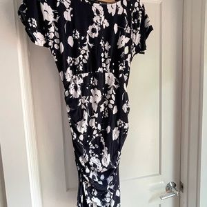 Isabella Oliver floral print jersey dress